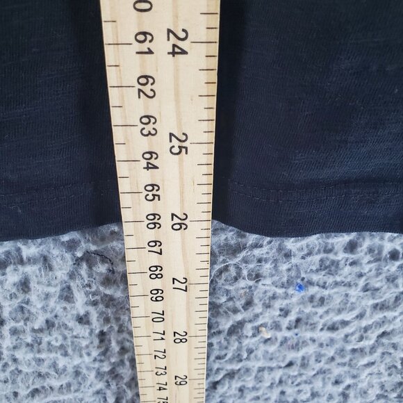 Knox Rose Top Womens XXL Black Embroidered Flutter Sleeve Blouse Boho Tassel Tie - Picture 5 of 7